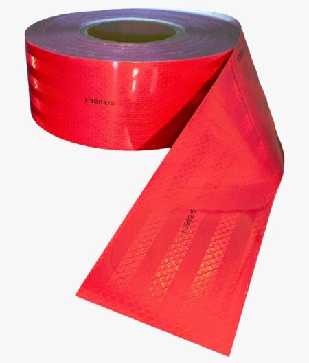 Cinta reflectiva roja