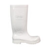 Bota industrial PVC caña larga blanca c/puntera