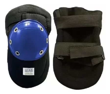 Par de rodilleras goma ajuste c/velcro
